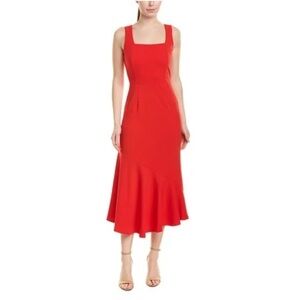 Sharagano Vibrant Red Dress
